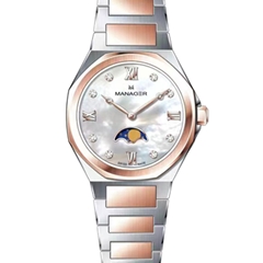 ساعت مچی منیجر MAN-MP-60-BRM - manager watch man-mp-60-brm  